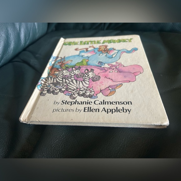 (10/$25) 1982 One Little Monkey Children's Book - Picture 2 of 15